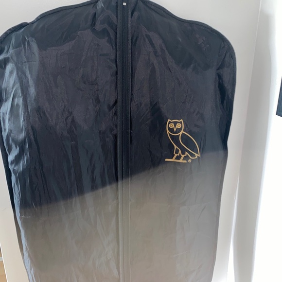 OVO October Very Own Wool Blend Varsity Jacket Sz XL Red Black Drake w/ Case - Picture 5 of 6